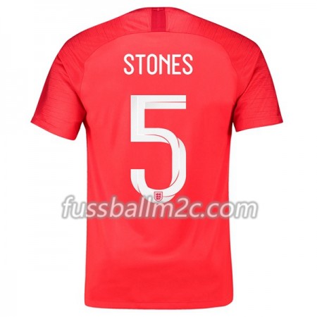 Fußballtrikots England Stones 5 Auswärts Trikotsatz WM 2018